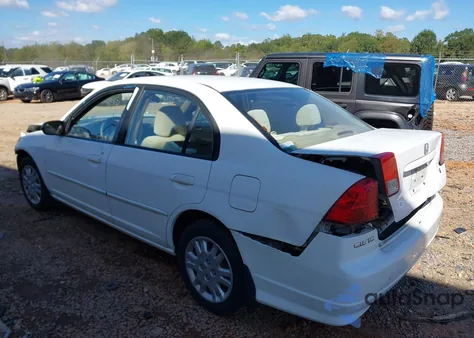 2004 Honda Civic Lx from USA, damaged, VIN 2HGES16554H500117
